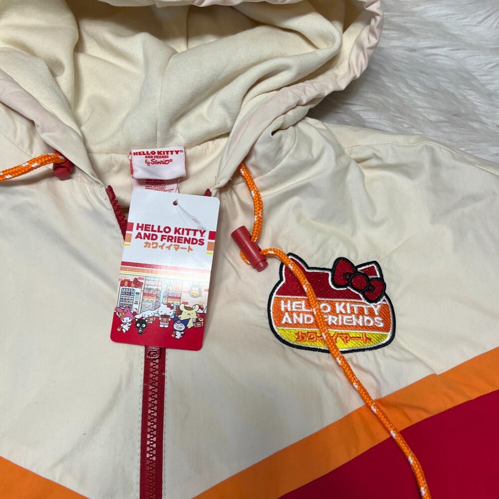 SANRIO HELLO KITTY AND FRIENDS KAWAII MART WINDBREAKER JACKET BOXLUNCH - Picture 6 of 9
